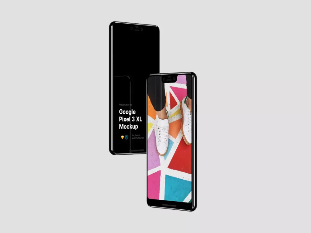 Free Google Pixel Android Smartphone Mockup