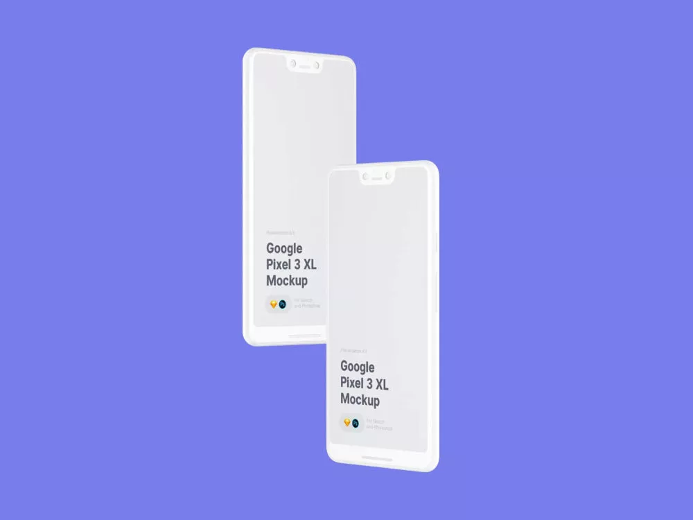 Free Google Pixel Android Smartphone Mockup