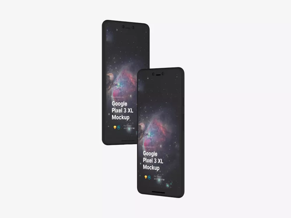 Free Google Pixel Android Smartphone Mockup