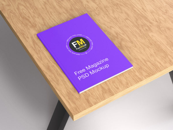 Free Magazine PSD Mockup