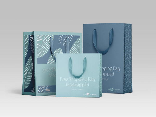 Free Shopping Bag Mockup