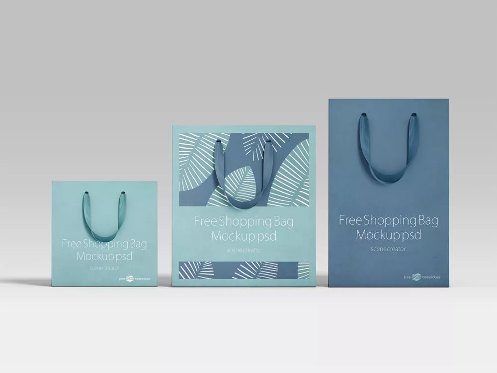 Free Shopping Bag Mockup