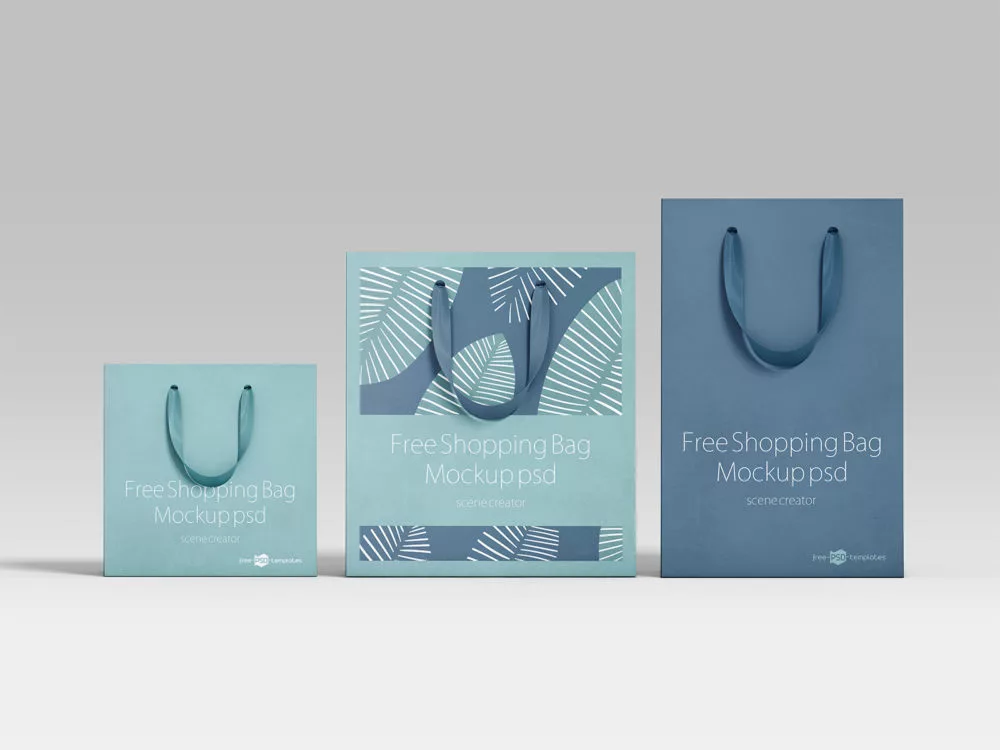Free Shopping Bag Mockup