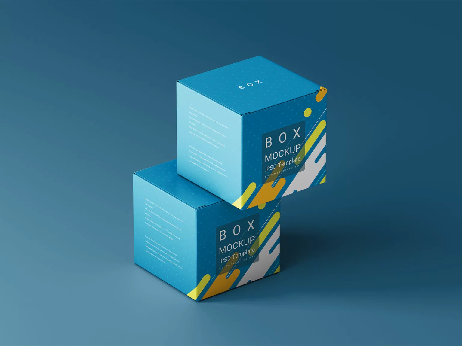Square Box Mockup Free PSD – Free Mockup