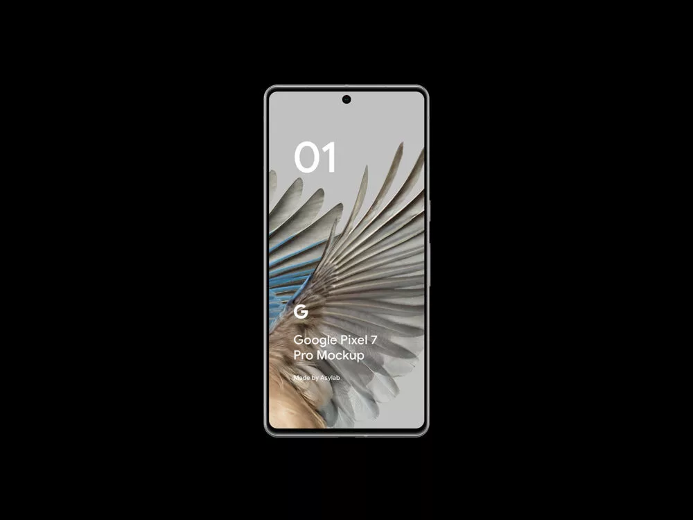 Google Pixel Android App Mockup: Pixel-Perfect Presentation