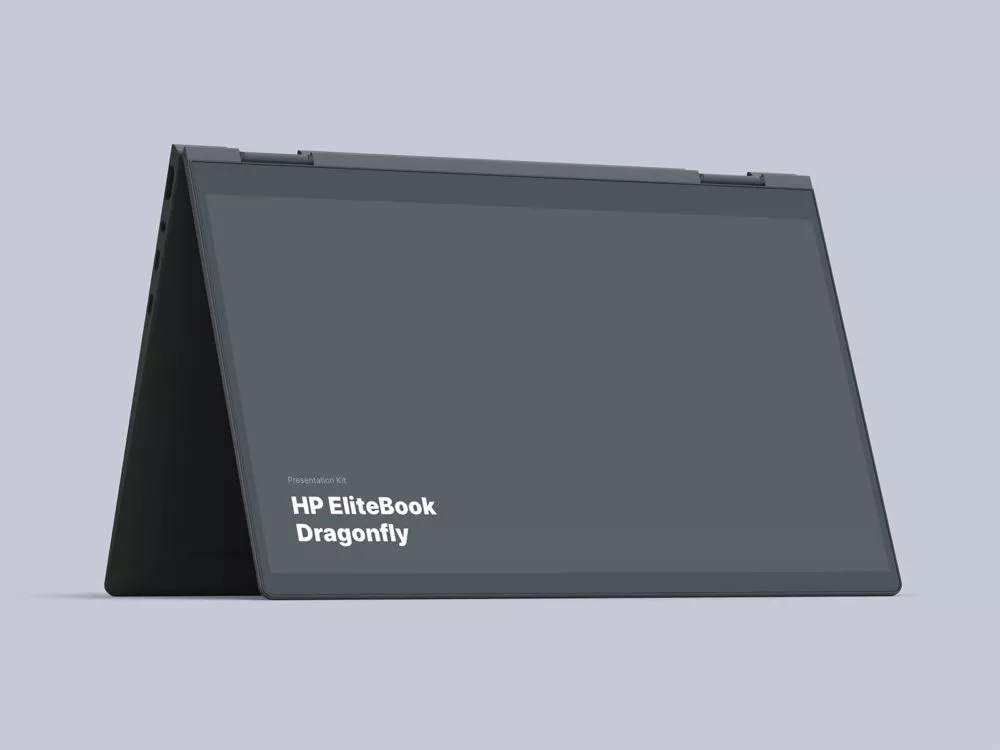 HP Elite Dragonfly Laptop Mockup