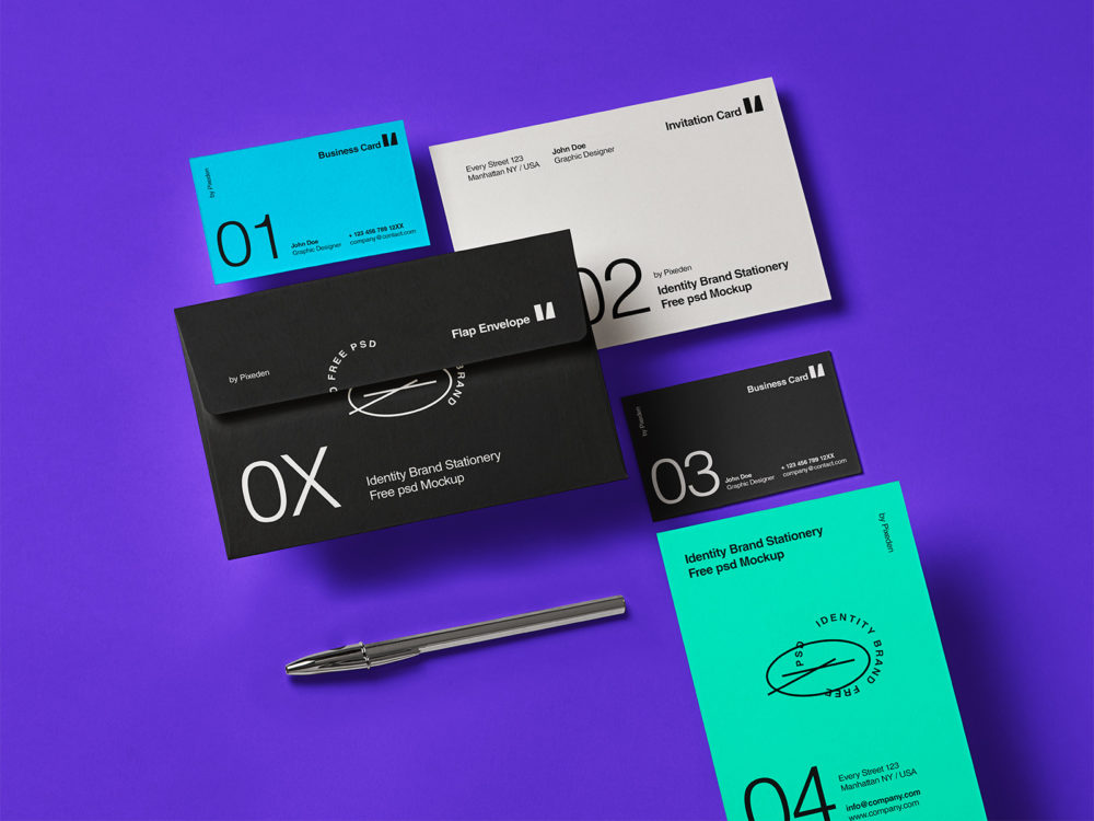 Branding Identity Stationery Mockup Set