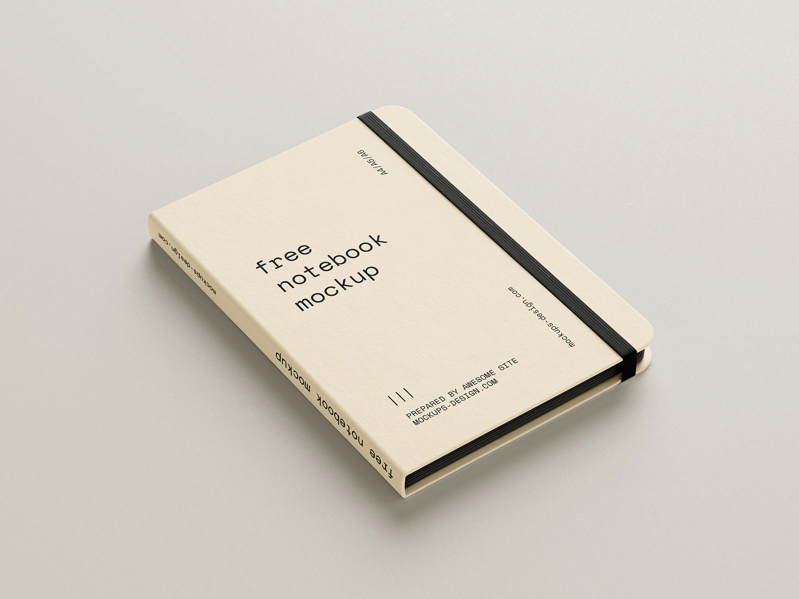 Notebook Stationery Mockup