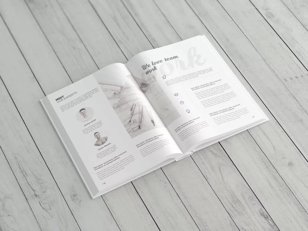 Portrait Hardcover Book Mockup: Showcase Your Literary Masterpiece with Elegant Presentation