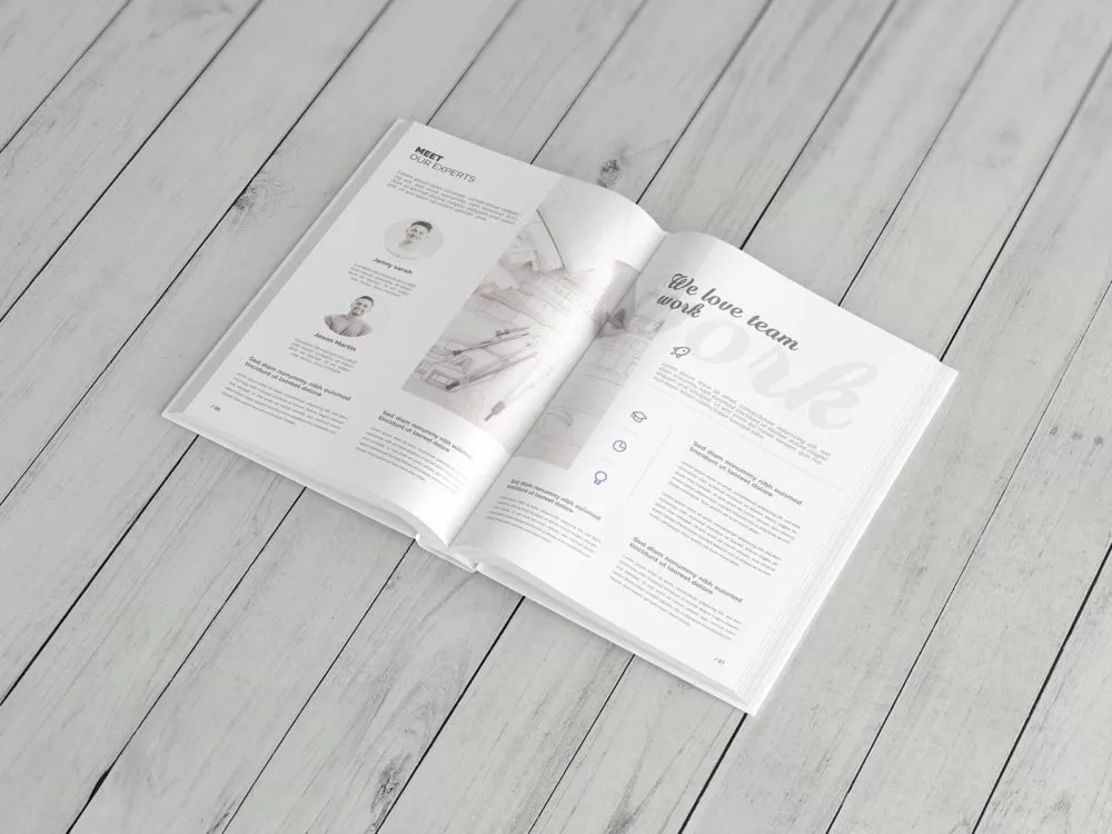 Portrait Hardcover Book Mockup: Showcase Your Literary Masterpiece with Elegant Presentation