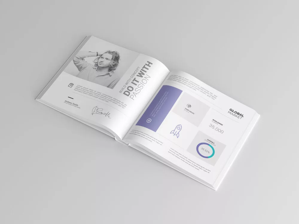 Square Hardcover Book Mockup: A Captivating Canvas for Your Literary Masterpiece