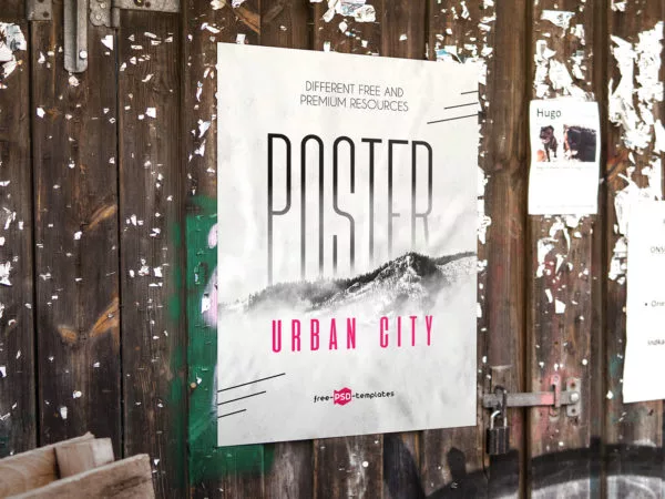 Street Urban Poster Mockup β PSD Template