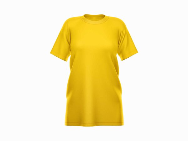 Women's Baggy T-Shirt Front Mockup: Embrace Comfort and Style in Every Stitch