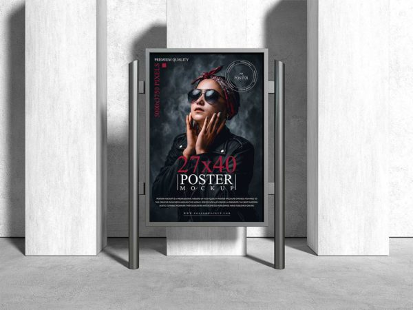 Billboard CLP Mockup Free PSD