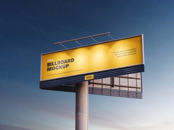 Billboard Mockup Advertising in PSD