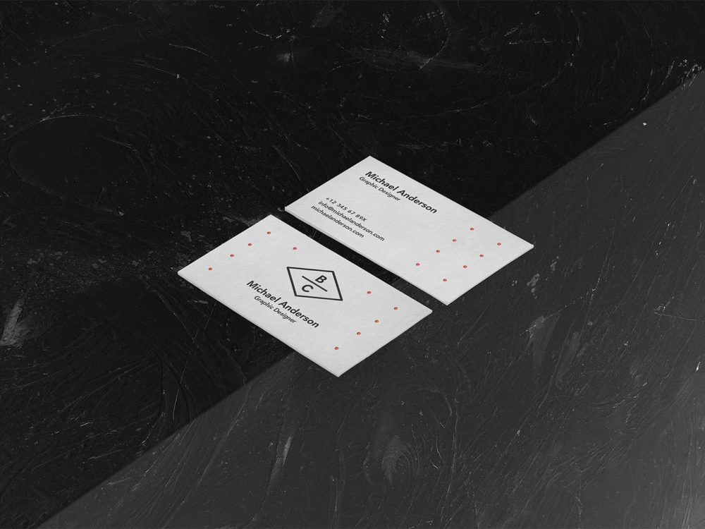 Business Card Free Mockup Scene: Elevate Your Branding Experience!