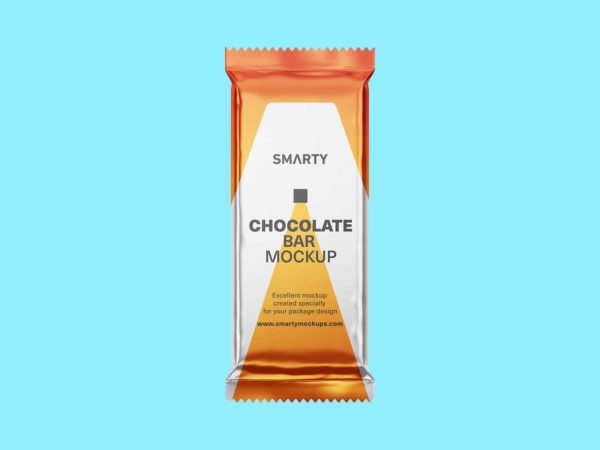 Chocolate Bar Mockup Free PSD