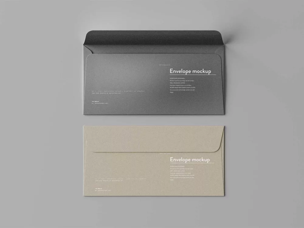 Corporate Envelope Mockups: Elevate Your Business Stationery