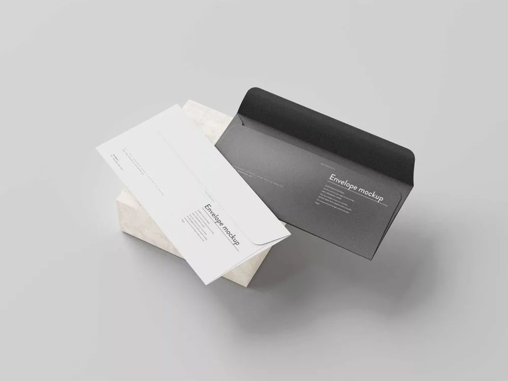 Corporate Envelope Mockups: Elevate Your Business Stationery