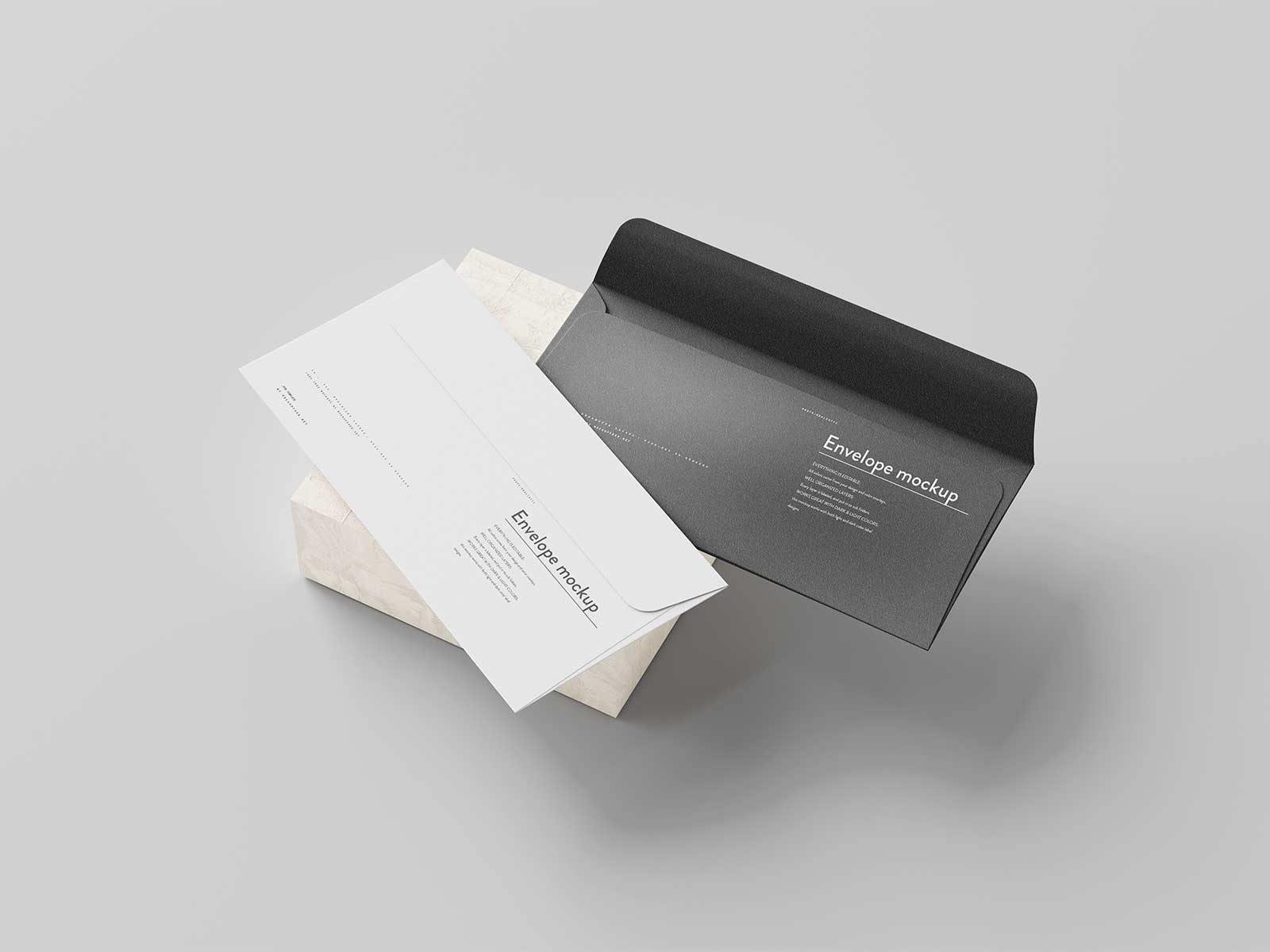 Corporate Envelope Mockups: Elevate Your Business Stationery