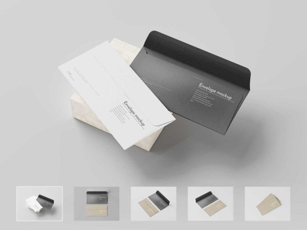 Corporate Envelope Mockups: Elevate Your Business Stationery