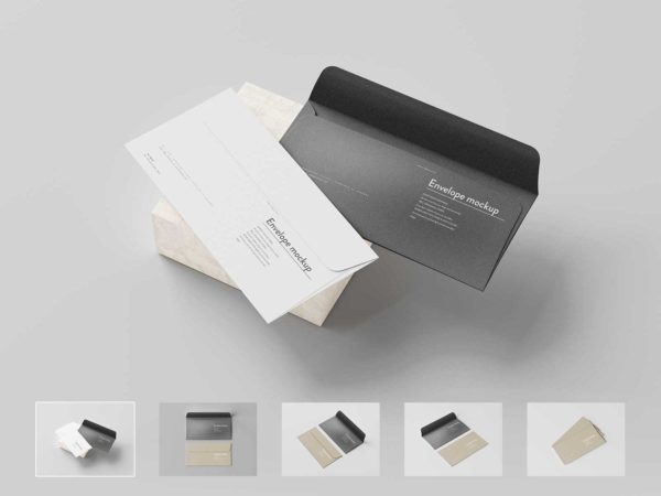 Corporate Envelope Mockups