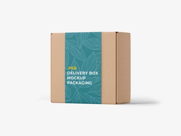 Delivery Box Mockup Packaging