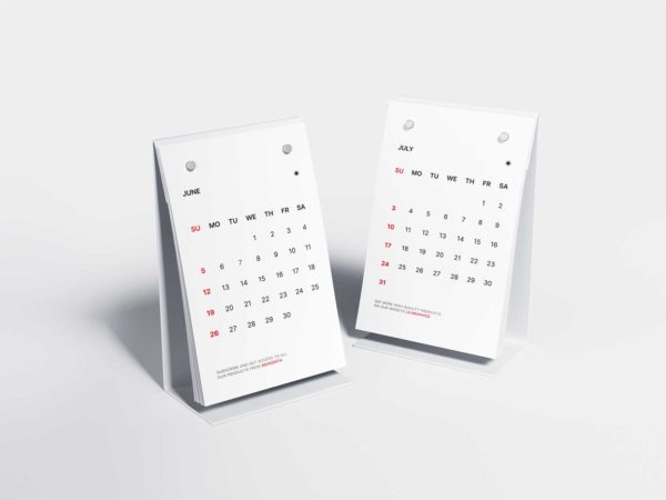 Desk Calendar Mockups: Organize Your Year with Style