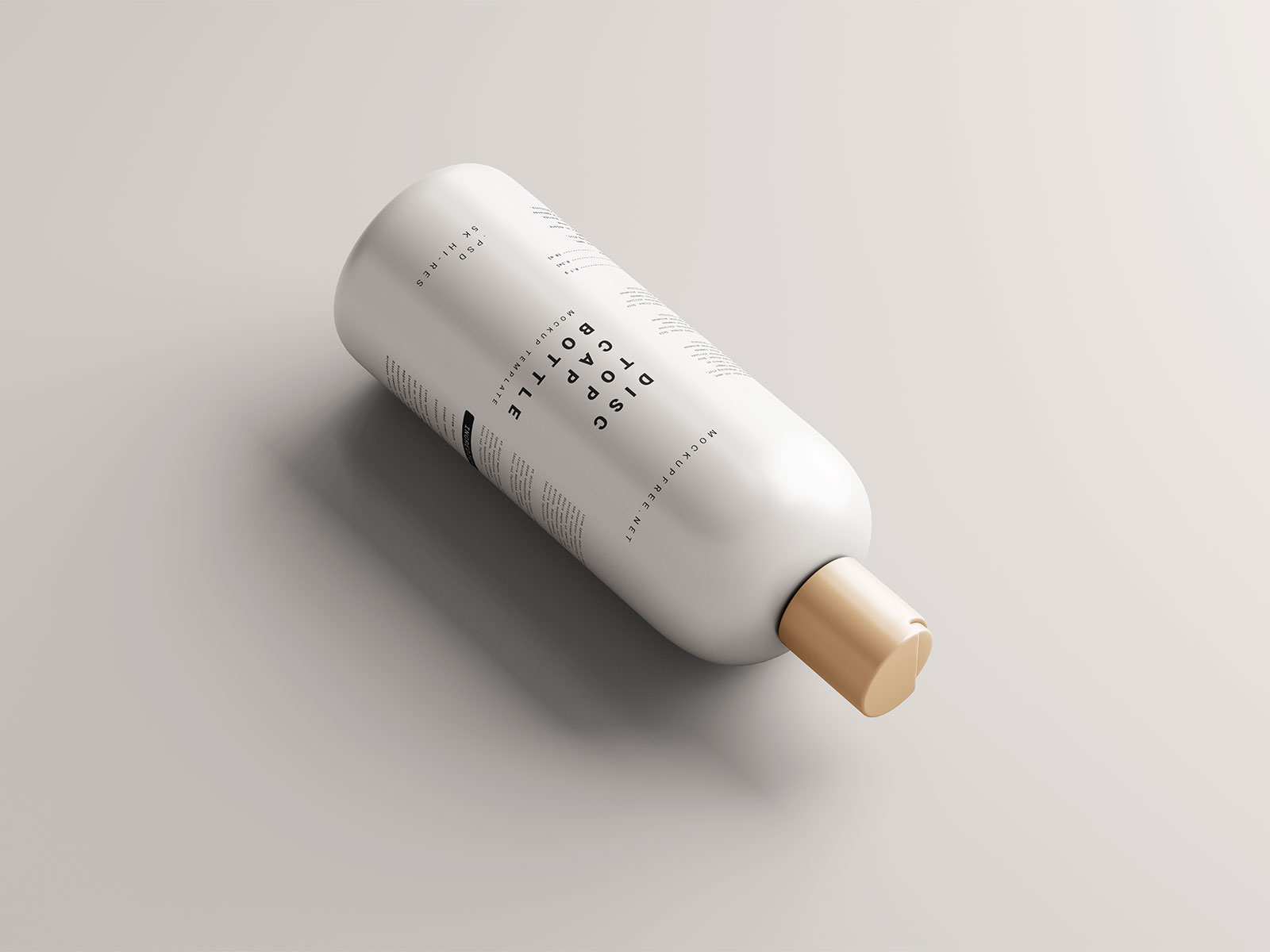 Disk Top Cap Cosmetic Bottle Mockup: Unleash the Beauty of Your Brand