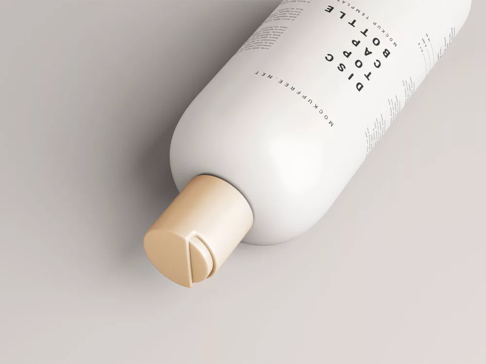 Disk Top Cap Cosmetic Bottle Mockup: Unleash the Beauty of Your Brand