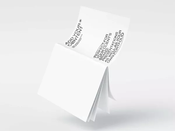 Floating Brochure PSD Mockup: Levitate Your Design Excellence!
