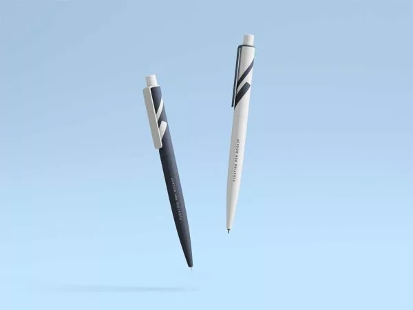 Floating Pen Free Mockup: Redefine Your Stationery Presentation!
