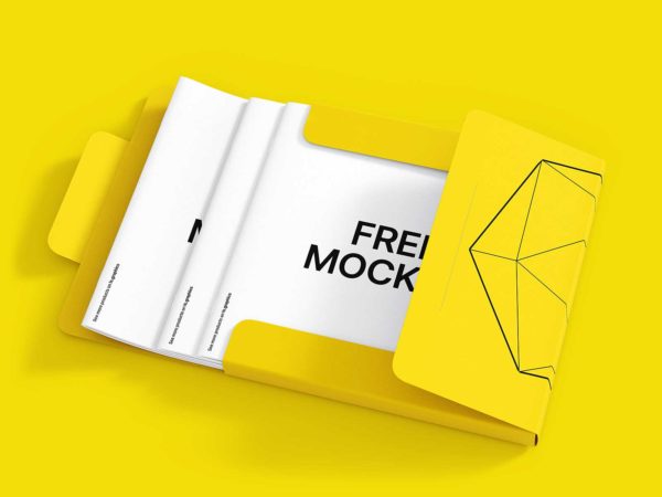 Folder and Brochure Free Mockups: Elevate Your Presentation!