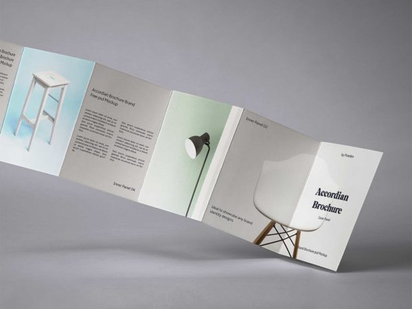 Free Accordion Brochure Mockup: Harmonizing Creativity in Design