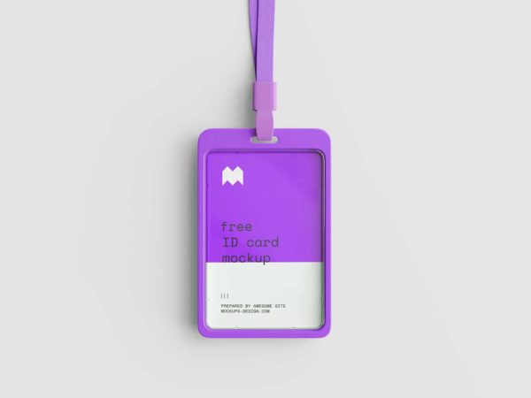 Badge ID Card Free Mockups