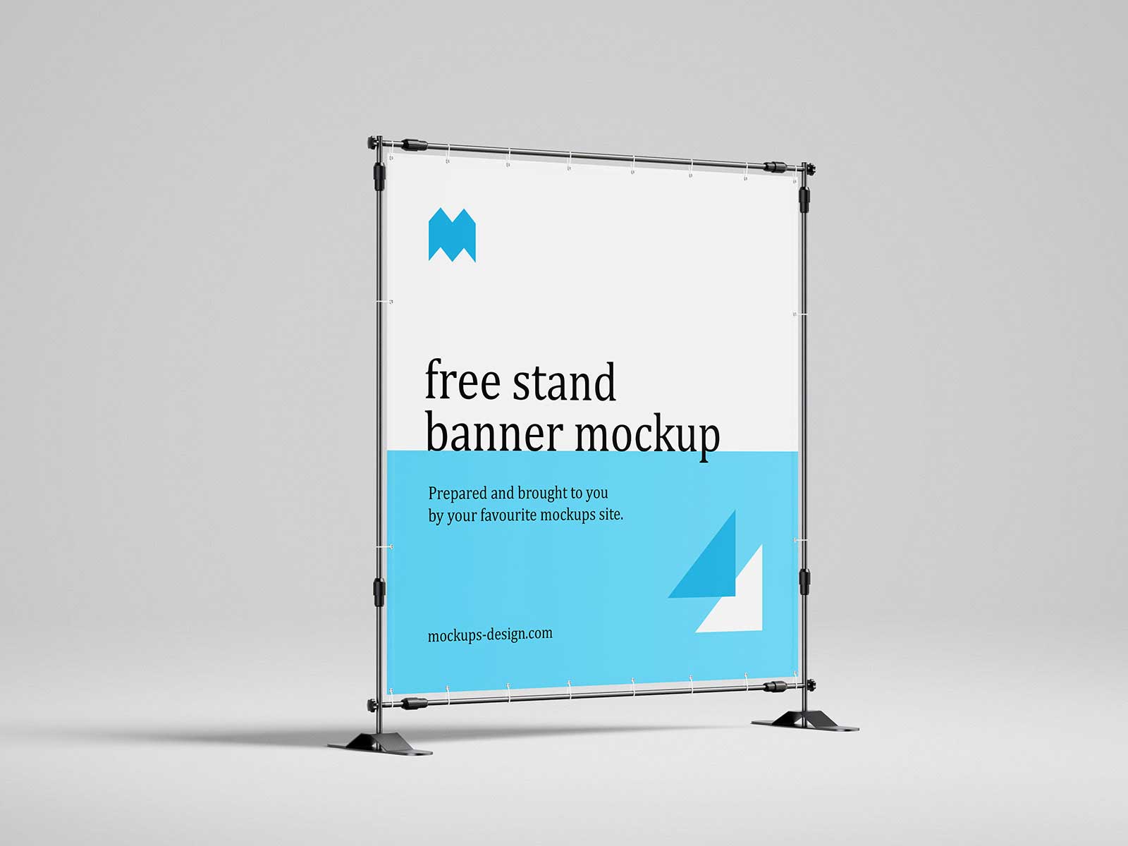 Free Banner Stand Mockup: Elevate Your Message with Impactful Presentation!