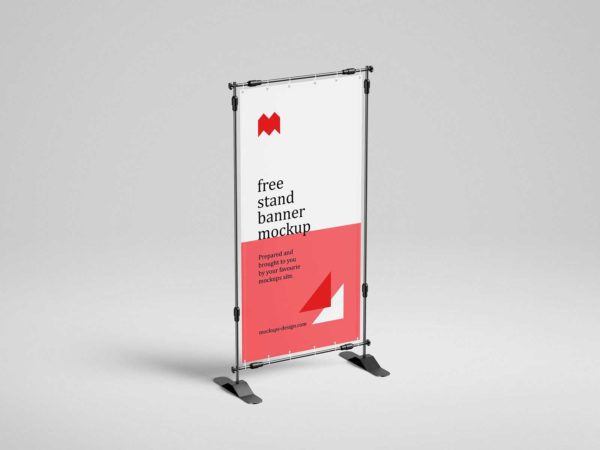 Free Banner Stand Mockups