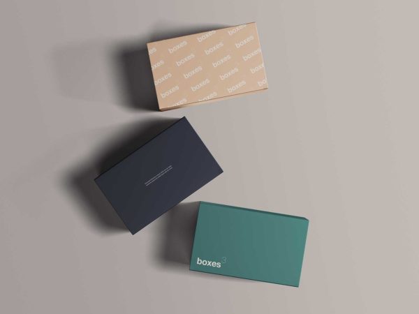 Free Box Mockups: A Top-View Perspective on Packaging Brilliance