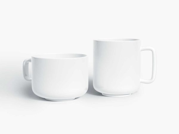 Free Ceramic Mug Mockup PSD