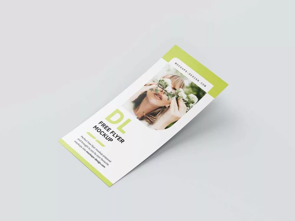 Free DL Flyer Mockup Set: Elevate Your Print Designs!