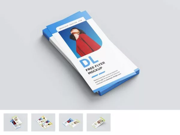 DL Flyer Mockup Set