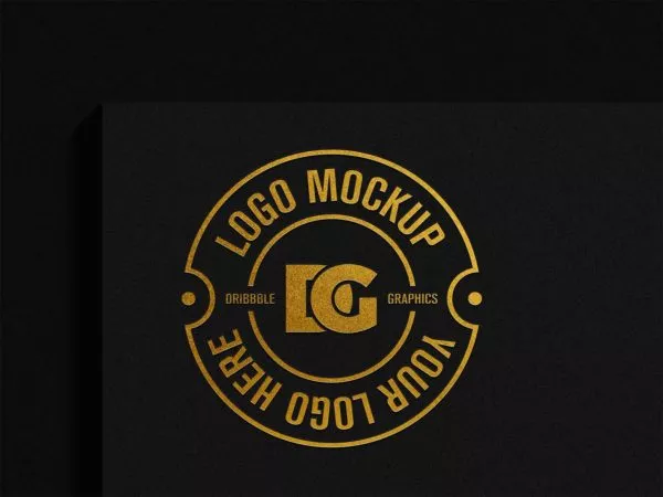 Free Gold/Silver Foil Logo Mockup