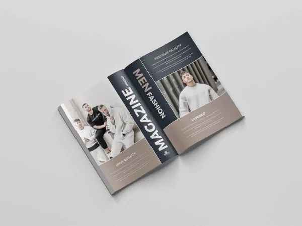 Free Open Magazine Mockup