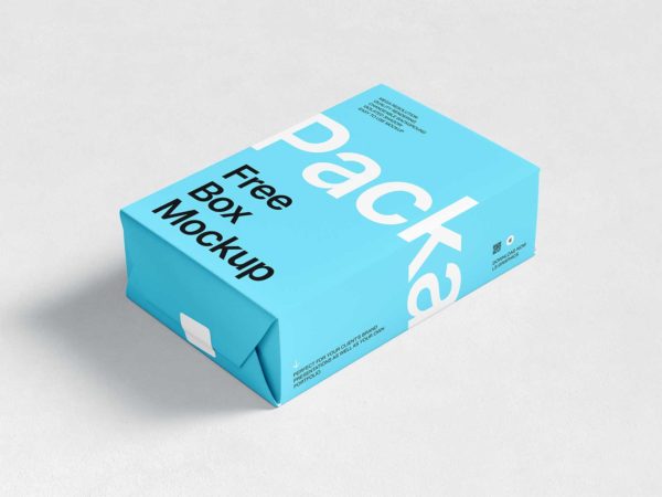 Free Paper Packaging Mockup: Elevate Your Brand with Sustainable Elegance