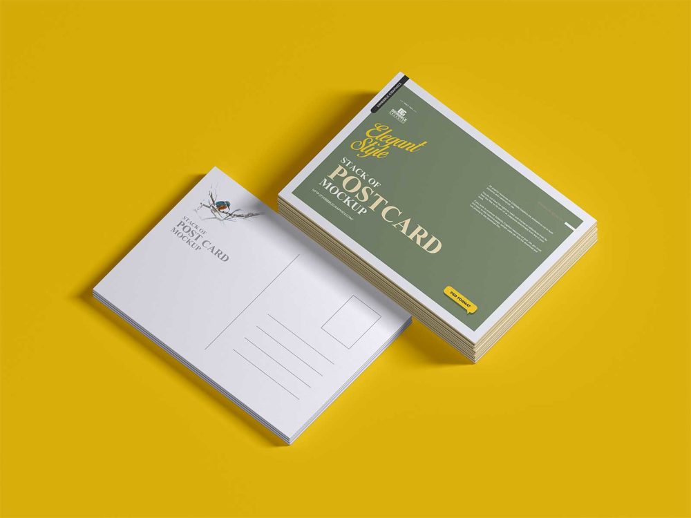 Free Postcard Mockup: Elevate Your Correspondence Game