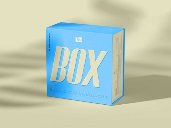 Free Rigid Box Mockup: Elevate Your Packaging Presentation