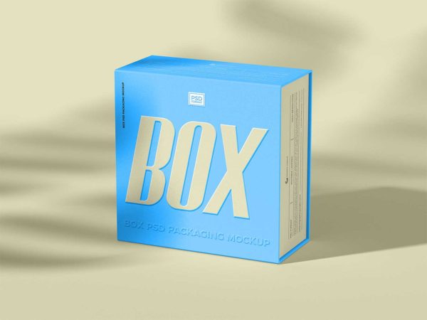 Free Rigid Box Mockup