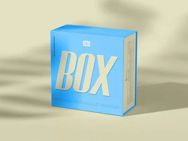 Free Rigid Box Mockup: Elevate Your Packaging Presentation