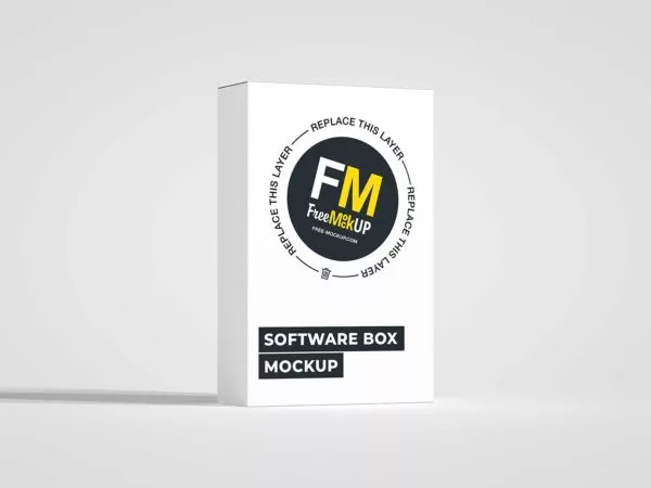 Free Software Box Mockup Packaging: Unveil Your Digital Masterpiece!