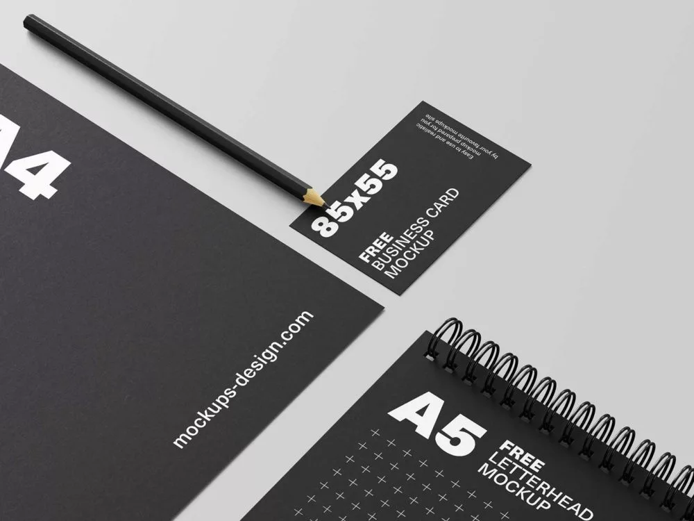 Free Stationery Mockup PSD Bundle: Elevate Your Brand Presentation
